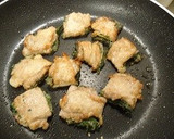 夏のおかずに！豚肉の梅紫蘇はさみ焼き作り方6写真