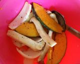 ロースト野菜バルサミコ酢かけ作り方1写真