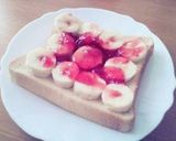 ☆朝食に苺バナナトースト☆作り方6写真