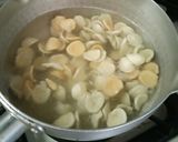 簡単 ランチ♪ 肉だんごのスープ作り方1写真