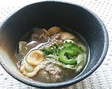 簡単 ランチ♪ 肉だんごのスープ作り方5写真