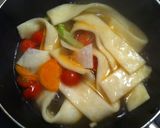 夏野菜のカレーうどん~豪快な麺と彩り!作り方4写真