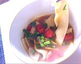 夏野菜のカレーうどん~豪快な麺と彩り!作り方5写真