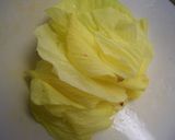 花オクラのおかか醤油和え作り方2写真