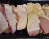 グリルチキンとトマトオニオンソース作り方1写真
