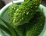 超簡単　ゴーヤ天ぷら･･･カレー塩で作り方1写真