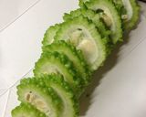 超簡単　ゴーヤ天ぷら･･･カレー塩で作り方2写真