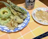 超簡単　ゴーヤ天ぷら･･･カレー塩で作り方7写真