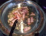 ベーコンとアスパラのトマトパスタ作り方2写真