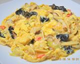 簡単中華♪　蟹たまあんかけ＆天津飯作り方6写真