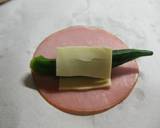 餃子の皮でオクラ巻き作り方2写真