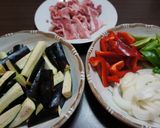 本格中華で美味☆豚肉と茄子の味噌炒め作り方1写真