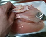 鶏胸肉のレンジ蒸し作り方1写真