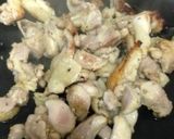 チキンとオクラのカルボナーラ?作り方3写真