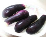 蒸しナスとベビーホタテの唐辛子酢味噌掛け作り方1写真