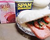 暑い夏ほうれん草とスパムのピタパンサンド作り方5写真