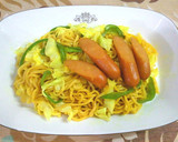 レンジで簡単☆黄金のエスニック風焼きそば作り方7写真
