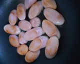魚肉ソーセージとキムチ・ニラの炒め物作り方5写真
