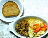 魚介ときのこのアヒージョ（にんにく油煮）作り方6写真