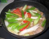豚バラ肉の煮付け（酢豚風）作り方3写真