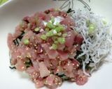 簡単・美味しい♪　刺身で作るのっけ盛丼作り方5写真