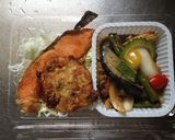 鮭チャーハン作り方1写真