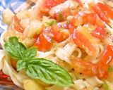 生パスタ33☆トレネッテ☆桃の冷製ソース作り方3写真