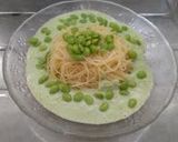 枝豆のソースの冷製パスタ作り方8写真