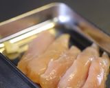 鶏ささみのチリマヨ和え。作り方1写真