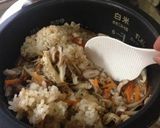 根菜ときのこの関西風炊き込みご飯♪作り方4写真