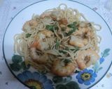 地中海風エビのパスタ作り方6写真