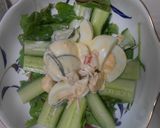 茹で玉子サラダの彩々飾り作り方12写真