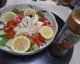 茹で玉子サラダの彩々飾り作り方15写真