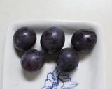 麦ご飯ヨーグルト小松菜ぶどう朝ジュース作り方1写真