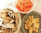 秋☺舞茸と鶏肉の炊き込みごはん作り方3写真
