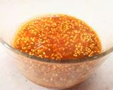 蒸しナスとベビーホタテの唐辛子酢味噌掛け作り方6写真