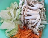 豚肉と野菜の味噌だれ炒め作り方1写真