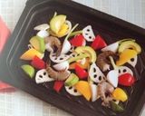 えびと蒸し野菜のサルサソース作り方5写真