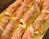 しそアスパラにんじん豚肉巻フライ作り方4写真