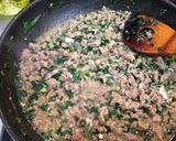 簡単!ニラ、ひき肉の美味しい丼!作り方5写真