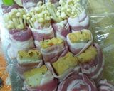 いろんなものを巻き巻き♪ゆかりバター焼き作り方1写真