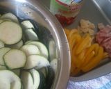ナスとズッキーニおもてなしトマパスタ★作り方1写真