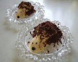 ちょこチョコ~♫ハリネズミちゃんアイス♡作り方4写真