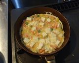 桜えびと豆腐の中華丼風作り方3写真