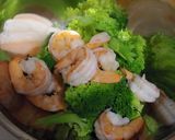 海老とブロッコリーの卵とじ作り方3写真