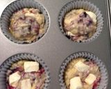 朝食にブルーベリークリームチーズマフィン作り方5写真