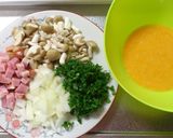パセリが美味しい♪卵にイン！オムライス☆作り方1写真