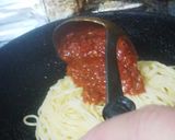 一度は食べてみて！チーズのトマトSパスタ作り方2写真