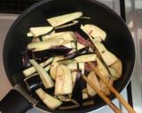 簡単!茄子の胡麻味噌炒め作り方3写真