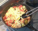 茄子のトマトスパゲティ作り方7写真